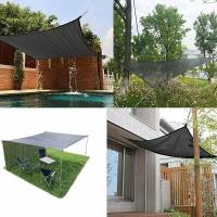 Red de sombra con 8 pasadores de sombreado, 80% fortalece el toldo grueso, malla a prueba de viento para invernaderos con ojales, para cubierta de plantas/invernadero/jardín/pérgola (3x3m) - details 4