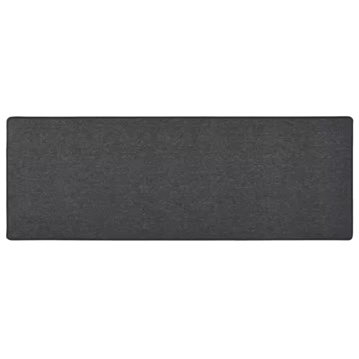 vidaXL Alfombra de pasillo 80x250 cm Color Antracita,  Gris oscuro,  Gris claro y mas Alfombras de área  Alfombra de Piso para Sala de Estar Dormitorio Habitación Salón - 1