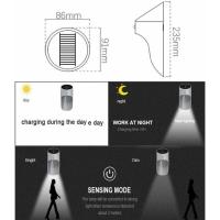 Luz de pared solar creativa Luz solar LED para Exterior Impermeable Cuerpo humano Inducción Blanco Aplique de pared - details 0