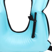 Chaleco De Vida Inflable Portátil Para Natación Y Snorkel Para Niños Y Adultos Chaleco De Respiración De PVC Para Actividades Acuáticas - details 4
