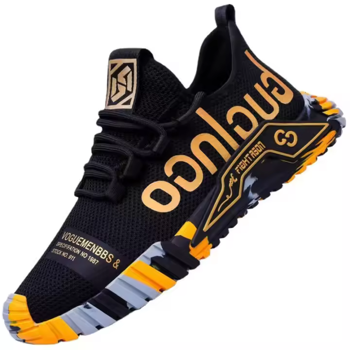 Nuevos Zapatos Deportivos Casuales Para Hombre Ligeros Y Moda Corrida Viajes Zapatos De Malla Superior Material De Suela Plástica Sin Capa Metálica Antideslizante No Impermeables - 1