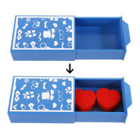 Caja Mágica De Colores Morado Y Azul Juguete Divertido Y Misterioso Para Niños Y Adolescentes Caja De Magia Con Sentido Del Milagro - details 0