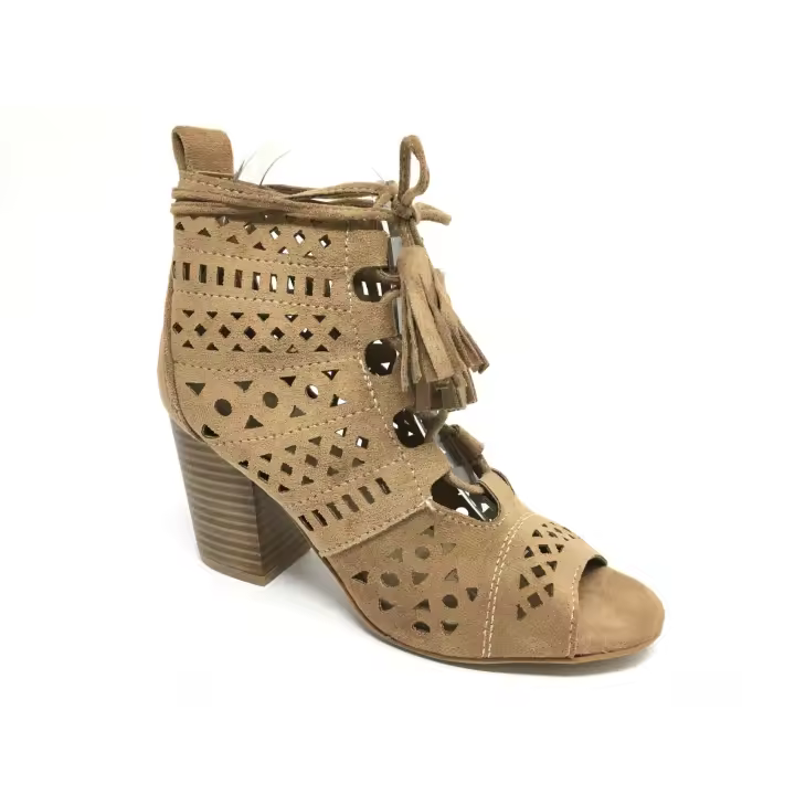 Gobbs LA-1A-0006 Botines para mujer marrones en sintético 000001 - 1