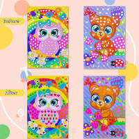Libro De Coloreado DIY Con Puntos Para Niños Animal Cartoon Dibujo Mosaico Puzzle De Pegatinas Juguete Educativo Creativo - details 5