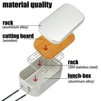 Juego De Cocina Ultraligero Para Camping Y Senderismo Juego De Comedor De Aluminio Para Picnic Accesorios De Cocina Para Exteriores - details 1