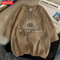 Camiseta De Algodón De Alta Calidad Para Hombre Con Diseño Gráfico De 'Ser La Luz' Matthew 5:14 Estilo Casual Veraniego Manga Corta Cuello Redondo - details 22