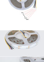 Tira De LED Flexible RGBCCT RGBW RGB COB 12V 24V Con 576 768 840 LEDs/m Para Decoración Del Hogar Sin Puntos Ceros Colorido FOB - details 13
