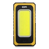 EDM, Linterna LED Solar Recargable con Gancho e IMÁN COB 10W 750lm, 36126 - details 0