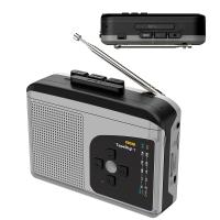 Reproductor De Cintas Cassette 234 Portátil Con Radio AM FM Convertidor De Cintas a MP3 Altavoz Integrado Jack De Auriculares - details 0