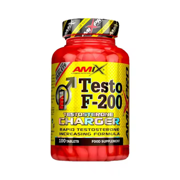 Suplemento Testosterona Testo F-200 100 Tabletas Amix Nutrition - 1