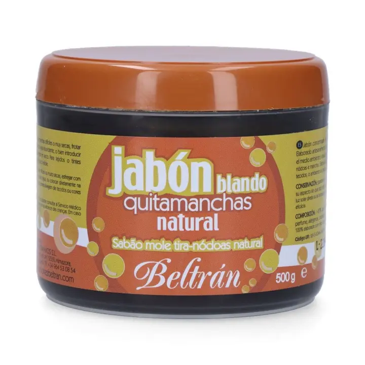 Tira-nódoas beltran sabão pasta branca 500g beltran - 1