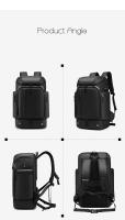 Mochila De Viaje Para Hombres Con Gran Capacidad 50L Mochila De Negocios Con Portátil De 17 Pulgadas Mochila De Senderismo Con Bolsa Para Zapatos - details 11