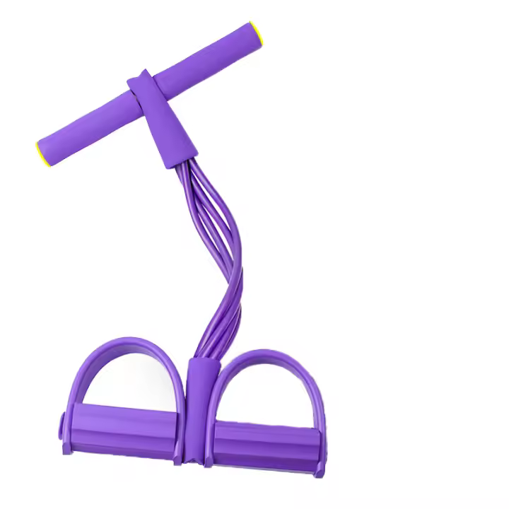Dispositivo De Entrenamiento Con Cuerda Elástica De 4 Resistencias Para Gimnasio Doméstico Bandas De Resistencia Abdominal Equipo De Fitness Para Mujeres Ejercicio Completo - 1