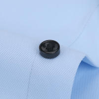 Camisa Negra De Verano Para Hombre Talla Grande 5XL Blanco Azul Estilo Formal Sin Hierro Corta Frontera Twill Cuello En V Prenda Deportiva Diaria - details 5