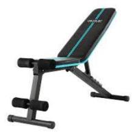 Cecotec 7188 Drumfit SetUp 7000 Banco de musculación para pesas acolchado plegable ajustable en 7 niveles y reclinable hasta 180º. Con almohadillas antideslizantes. Entrenamiento cuerpo completo. - details 0
