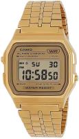 Reloj Casio A158WETG-9A retro colection correa de acero luz led alarma - details 0