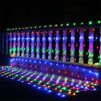 Luz De Encaje LED Para Cortina 3x2m 200led EU 220V Decoración De Jardín Exterior Navidad Boda Fiesta Accesorio De Hogar - details 8