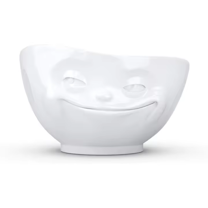 FIFTYEIGHT PRODUCTS - Tazas con Caras Sonrientes de Porcelana Dura de Alta Calidad - 1