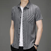 Camisa De Verano Para Hombre Casual Con Mangas Cortas Y Estampado Resistente a Arrugas Cómoda Versátil Para Todas Las Estaciones - details 14