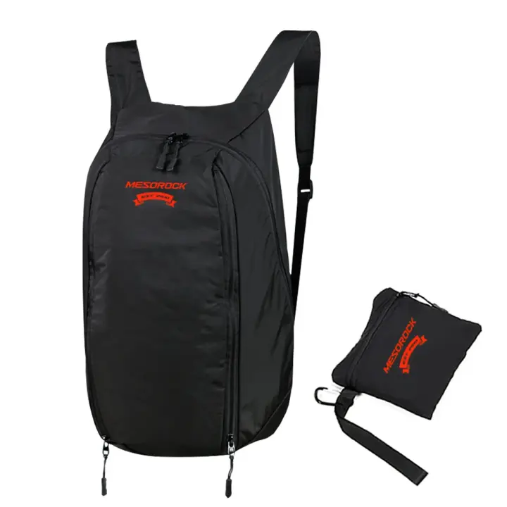 Mochila De Motocicleta 24L Impermeable Plegable De Nylon Con Gran Capacidad Para Laptop Y Casco Almacenamiento Para Deportes Al Aire Libre Motos - 1