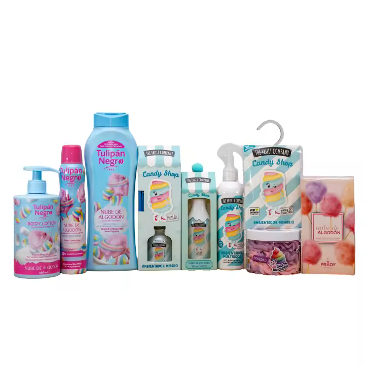 CAJA BEAUTY NUBE  Productos de cosmética y hogar "Tulipán Negro", "The fruit company" y "Prady" - 1