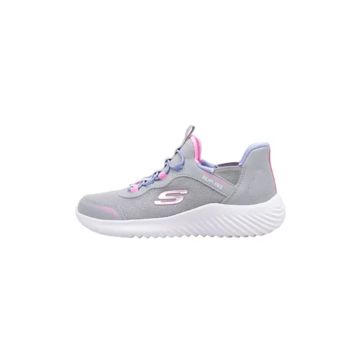 Skechers SLIP-INS: BOUNDER - SIMPLE CUTE Deportivas Planas Niña Gris - 1