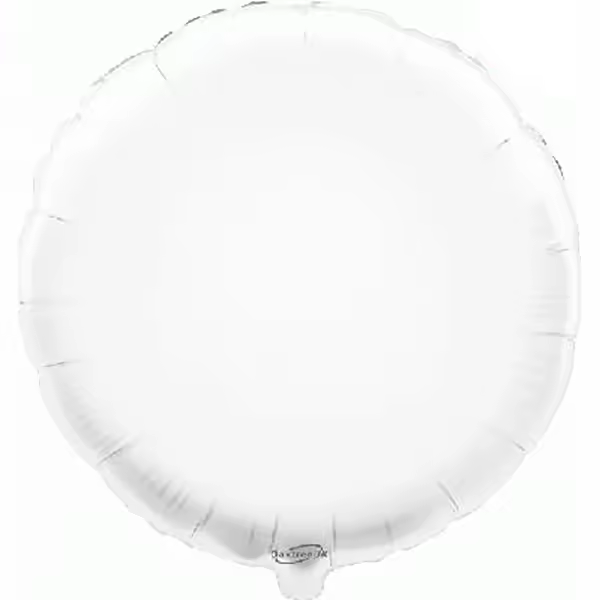 Relleno de globo redondo blanco de 45 cm - Relleno de helio - 1