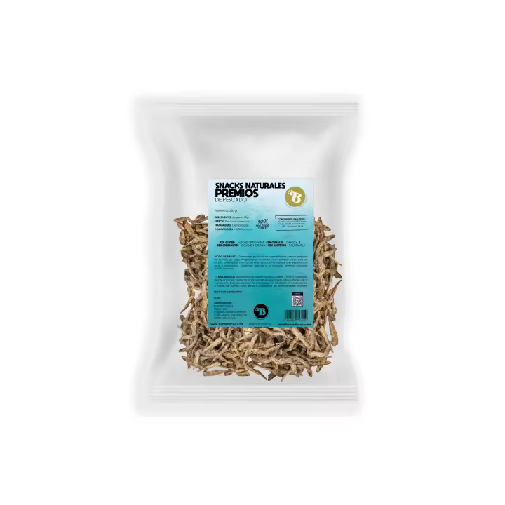 BIMORDISCOS Pet Products - Pescaditos Eperlanos - Snacks para Perros y Gatos - Pescado para Perros y Gatos - 1