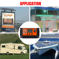 Controlador Solar MPPT 30A 60A 80A 100A Regulador De Batería Y Panel Solar Con USB Doble Y Pantalla LCD De 5V - details 7