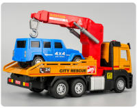 Modelo De Grúa De Transporte De Madera a Escala 1:32 Juguete De Vehículo De Ingeniería Con Música Y Luz Vehículo Metálico De Colección Regalos Para Niños Mayores De 14 Años - details 14
