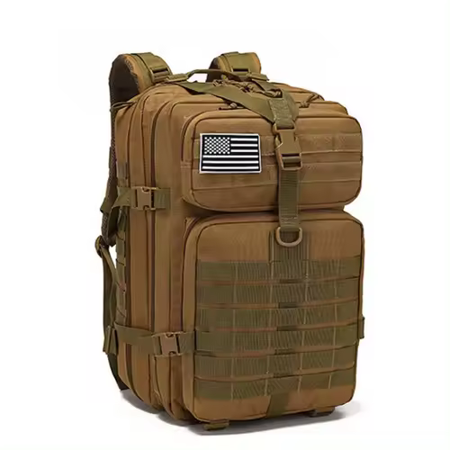 Generica Mochila Táctica Militar 50L (varios cololes disponibles) con 2 Parche Velcro - 1