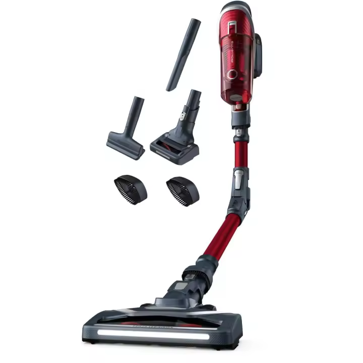 ROWENTA RH9679WO Aspiradora sin cable X-Force Flex 8.60, Sin bolsa, 185W Rojo Negro - 1