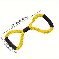 Cinta De Estiramiento Para Yoga De Ocho Caracteres 1pc Adecuada Para Hombres Y Mujeres Abertura De Hombros Beautificación De Espalda Estiramiento De Cintura Expansión De Torax Trauma De Brazo - details 1
