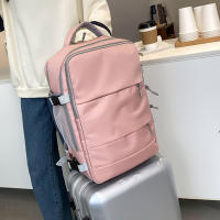 Mochila de viaje repelente al agua para mujer, carga USB para portátil con mochila escolar, con correa de equipaje, informal - details 19