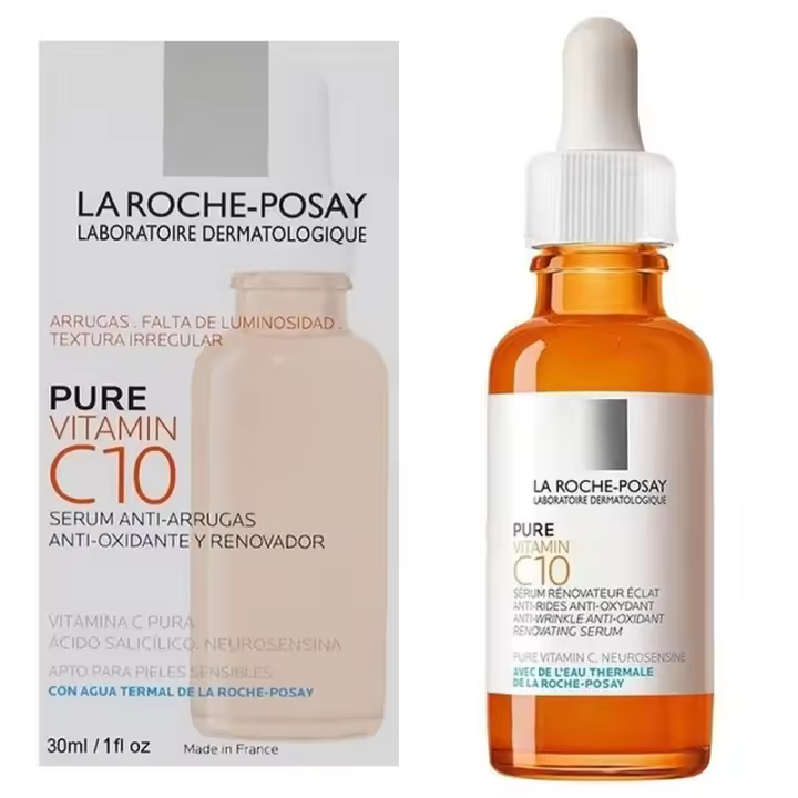 La Roche-Posay Pure Vitamin C10 Sérum 30ml | Luminosidad y Antioxidante - Serum Iluminador de Vitamina C - 1