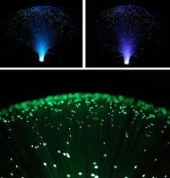 Luz De Ambiente Navidad LED Fibra Óptica Linterna Cielo Estrellado Decoración De Fiesta Boda Para El Hogar Material ABS Fuente De Alimentación Batería - details 9