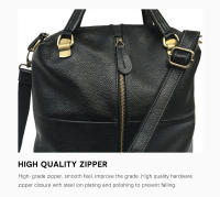 Mochila De Piel Auténtica Zency Para Mujer Vintage Antirrobo Gran Tamaño Bolsa De Viaje Diseñadora Mochila Escolar Exterior Cruzada De Hombro - details 8