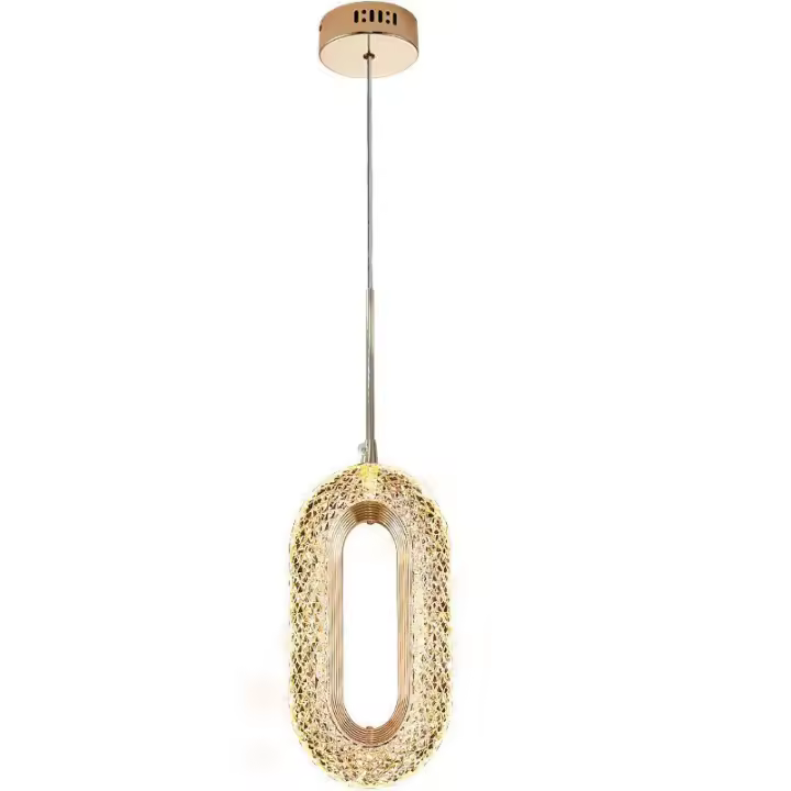 Lámpara Colgante Nórdica LED Para Decoración De Sofá Y Fondo Dorado Iluminación Pendente Interior Para Dormitorio Pasillo - 1