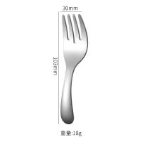 Juego De Comedor Portátil Para Niños En Acero Inoxidable 304 Uso Exterior Utensilios De Desayuno Y Postre Combinación De Cuchara Y Tenedor - details 24