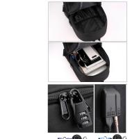 Mochila Escolar Adolescente Antirrobo y Espaciosa con salida de Puerto USB y Auriculares y La Protección de un Candado Numérico (DICACA NATURE). - details 2