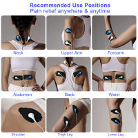 Estimulador Eléctrico De Acupuntura Tens Con 40 Niveles Y 10 Almohadillas EMS Estimulador Muscular Para Alivio Del Dolor Y Relajación - details 7