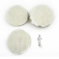 5Pcs Disco De Pulido De Lana De 4 Pulgadas Con Flocking Para Broca Eléctrica Disco De Pulido De Espuma Para Lija Y Pulido - details 1