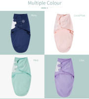 Envoltura De Bebé Muslin Insular Con Gorro Conjunto De Ropa De Cuna Para Recién Nacidos Saco De Dormir Envolvente Unisex - details 10