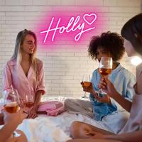 Gran Leño De Nieve Holly LED Letra Neón Personalizable Para Decoración De Cumpleaños Y Dormitorio De Niños Luz Neón Para Habitación De Niños - details 4