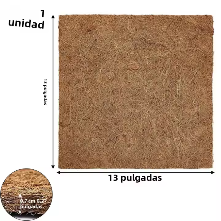 Alfombras De Nidificación Para Pollos Multifuncionales Reutilizables Felpa De Palma De Coco Natural Fácil De Limpiar Accesorio Para Pájaros Y Reptiles - 1
