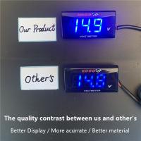 Voltímetro KOSO Para Motocicleta Universal LCD Digital Impermeable Para Yamaha NVX XMAX300 NMAX Honda Medidor De Voltaje Para Moto - details 3