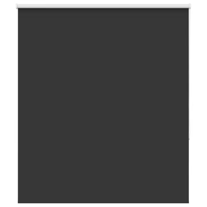 vidaXL Estor Enrollable Opaco negro 140x130 cm Tela Ancho 136,6 cm - 1