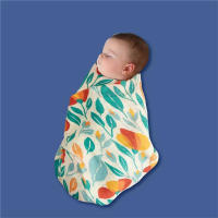 Elinfant Manta De Seda De Bambú Y Algodón Para Bebé Recién Nacido 120x110cm Toalla De Baño Y Envoltura De Alta Calidad Con Estampado Digital Unisex - details 15