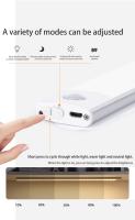 Luz De Armario LED Con Sensor De Movimiento Recargable USB Para Cocina Armario Iluminación Tamaño 30cm/40cm/50cm - details 2