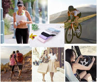 Mangas De Protección Solar Para Verano Deporte Al Aire Libre Antideslizantes Elásticas Para Hombres Y Mujeres Ciclismo Mangas De Nylon Y Poliéster - details 5